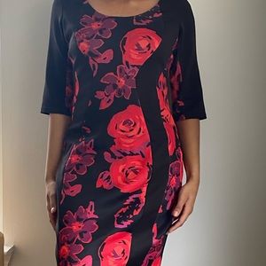 Floral design semi-formal, professional dress